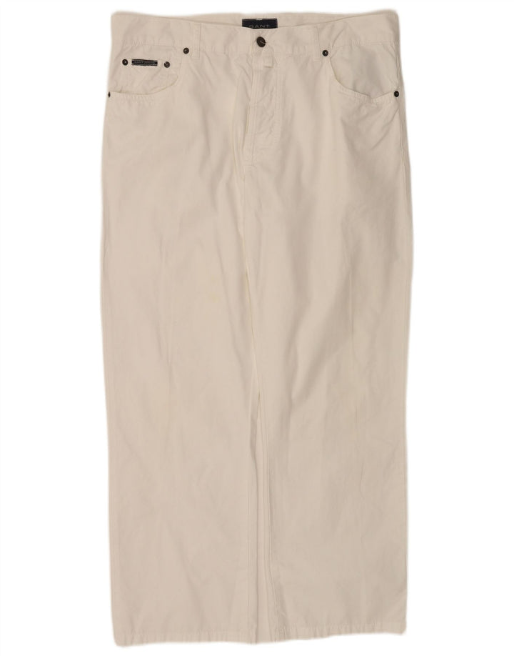 Gant Jeans Loose Homme W36 L28 Blanc Coton
