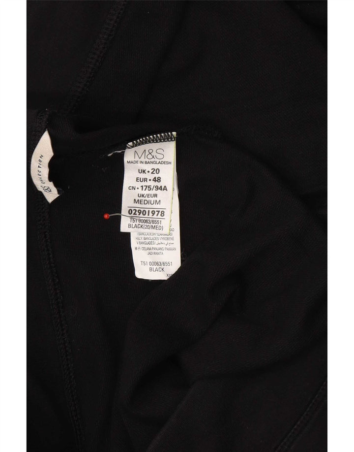 Marks & Spencer Pantalon de survêtement pour femme UK 20 2XL Noir