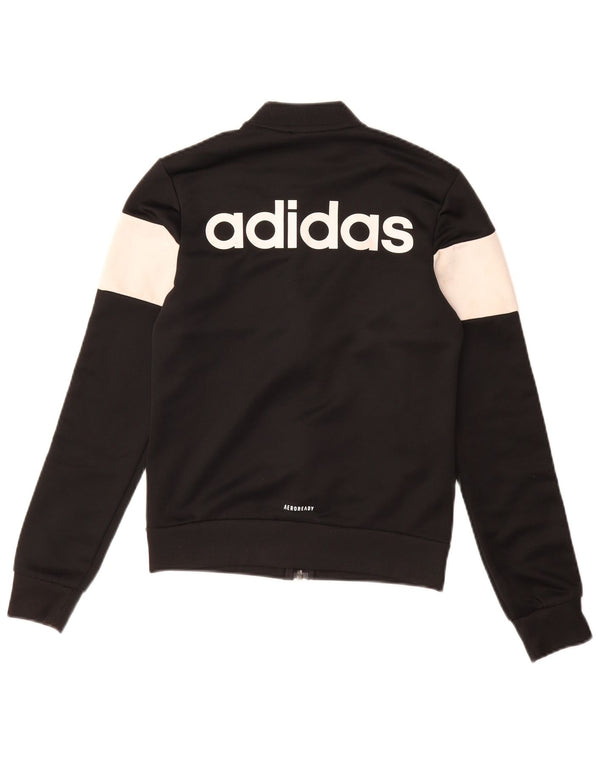 ADIDAS Veste de Survêtement Aeroready Fille 13-14 Ans Noir Colorblock