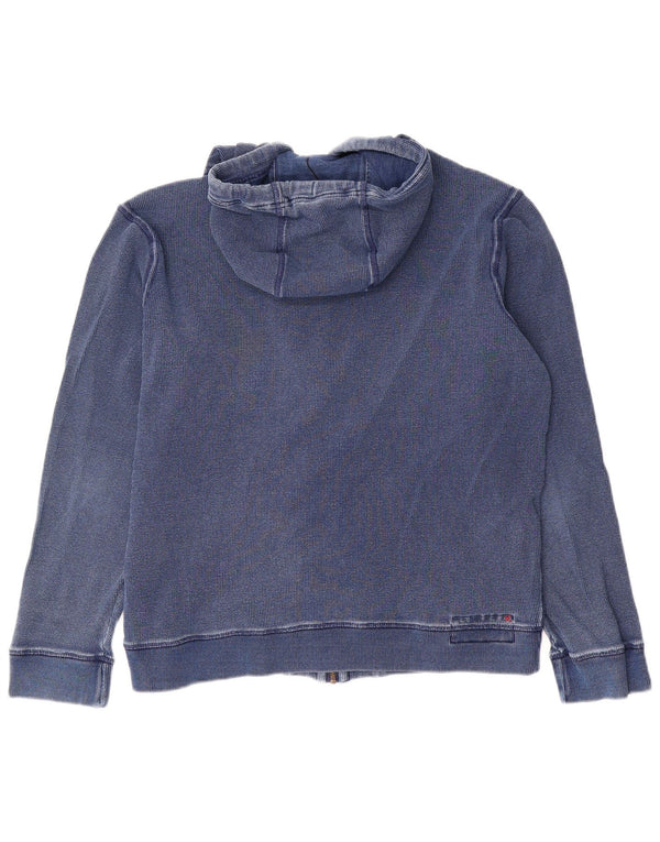 Fat Face Mens Zip Hoodie Sweater Large Navy Blue Cotton