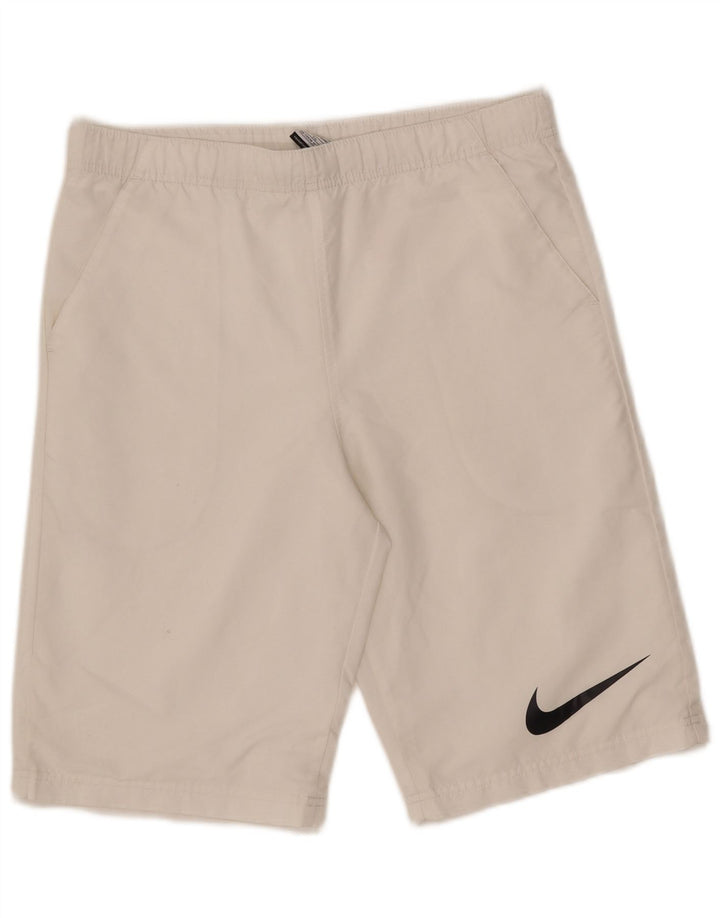 Nike Short de sport garçon 13-14 ans XL Blanc Polyester