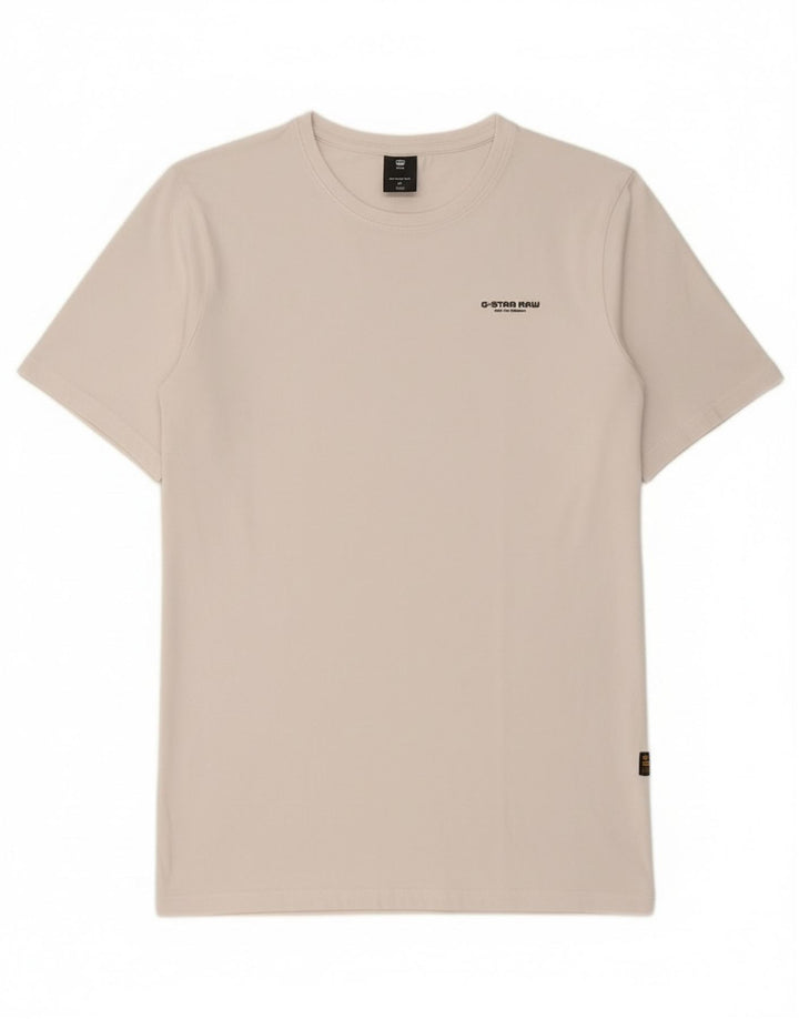 G-Star T-Shirt Homme Blanc Moyen Coton