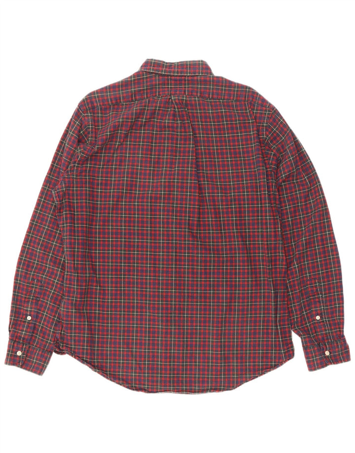 Polo Ralph Lauren Chemise Homme Grand Carreau Rouge Coton