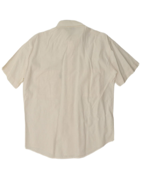 Carrera Chemise à Manches Courtes Homme Blanc Moyen