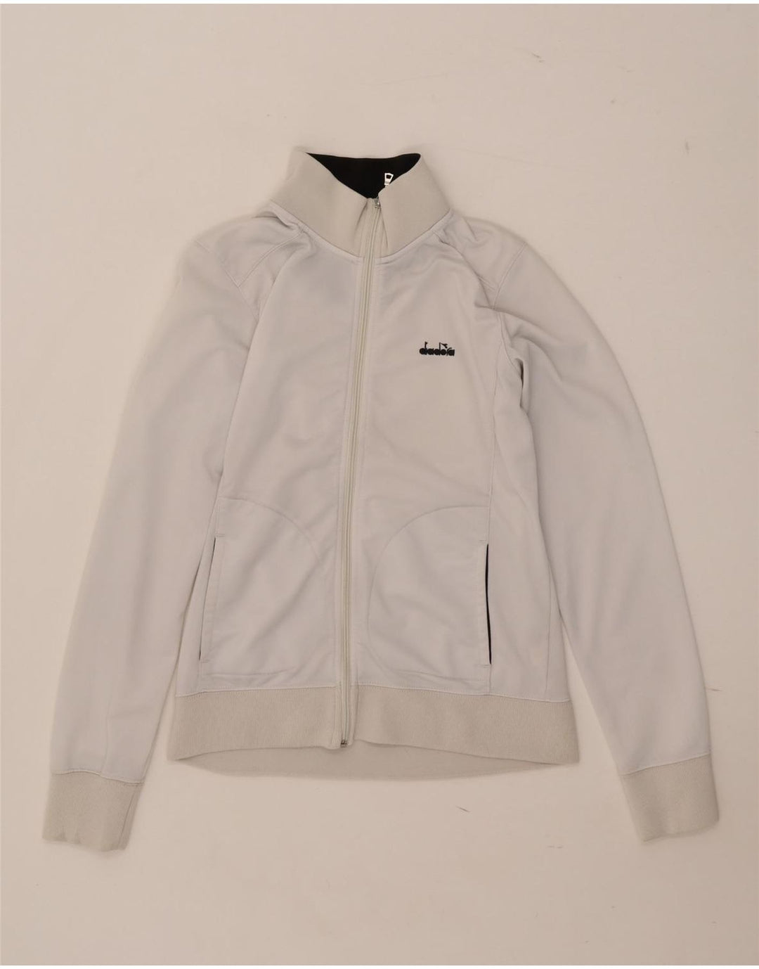 Diadora Veste de survêtement pour femme UK 14 Large Blanc Polyester