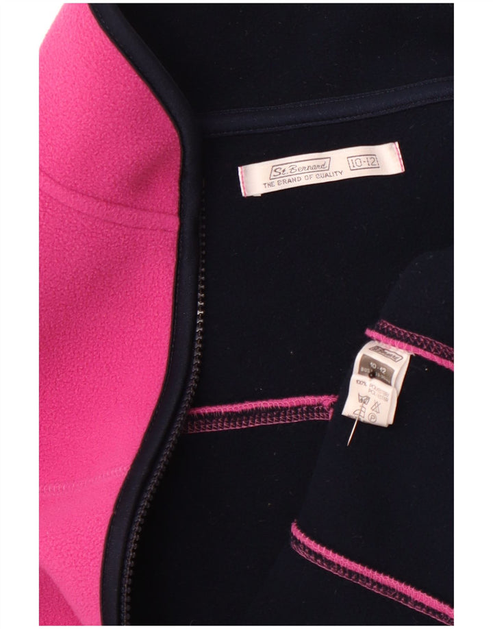 ST. BERNARD Gilet Polaire Fille 10-11 ans Rose Polyester