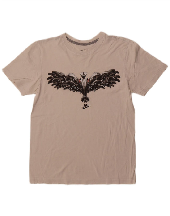 NIKE T-shirt graphique pour hommes, petit, blanc