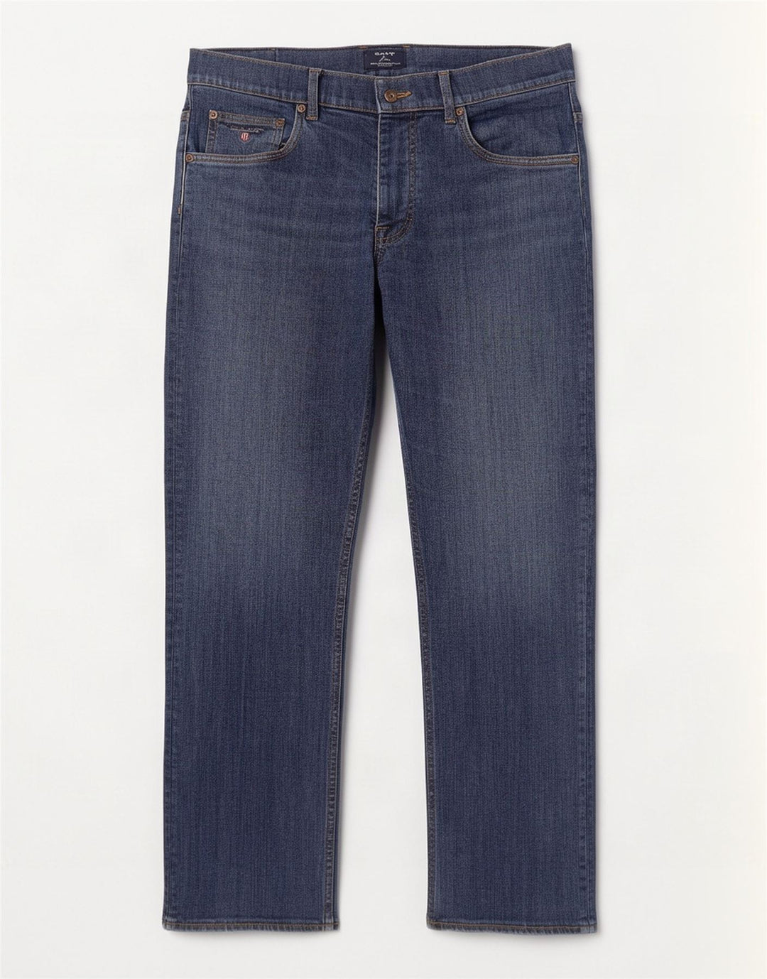 Gant Jean droit coupe droite W34 L30 homme bleu coton