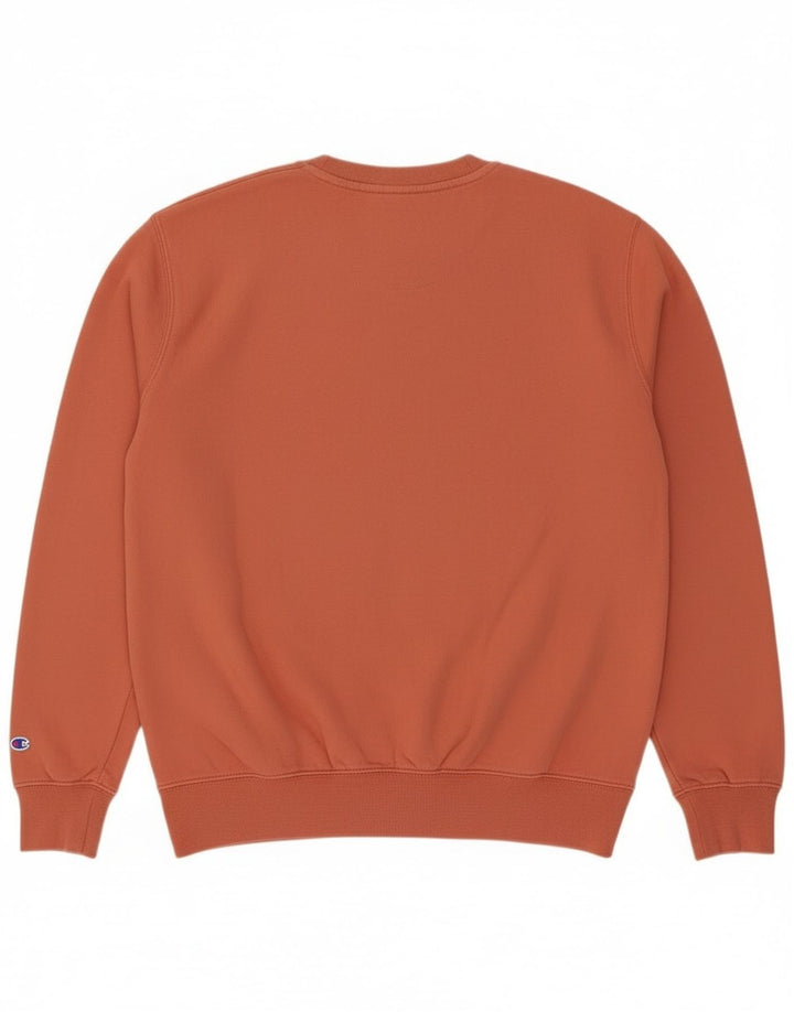 Hugo Boss Sweat-shirt graphique pour femme UK 12 Orange moyen