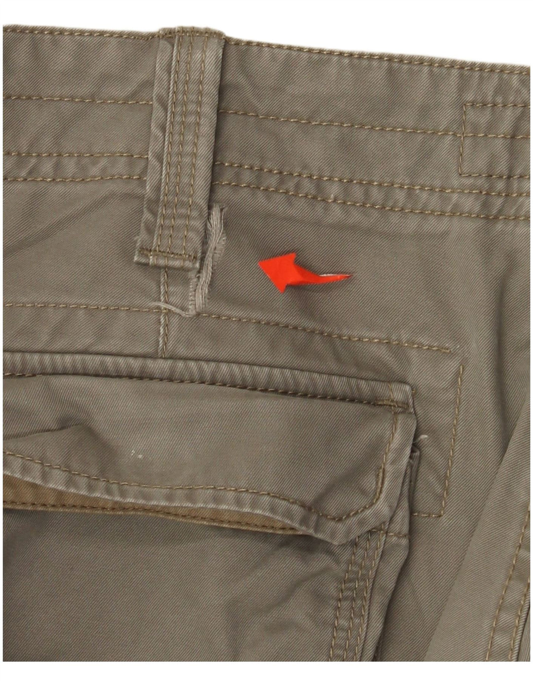 Marlboro Classics Pantalon cargo droit pour homme W31 L31 Gris Coton