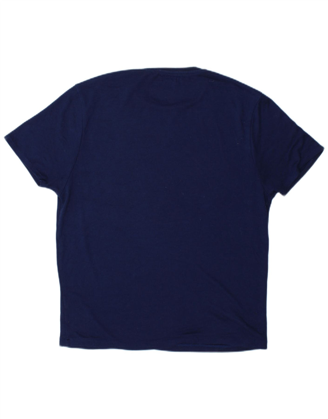 Zara Homme T-Shirt Top Large Bleu Marine Polyester