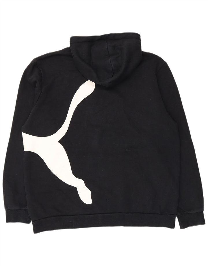 Puma Pull à capuche graphique XL homme noir coton