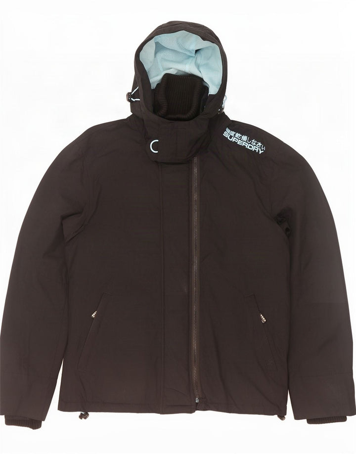 Superdry Veste coupe-vent graphique The Windcheater pour homme UK 38 Medium Noir
