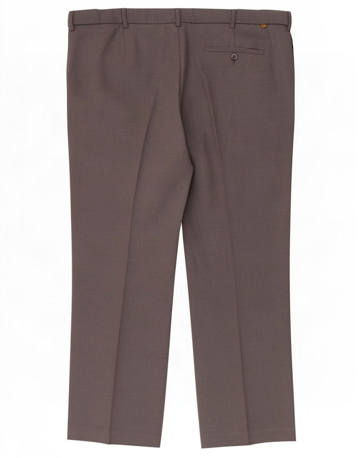 Farah Pantalon Chino Droit Homme W42 L29 Gris Polyester