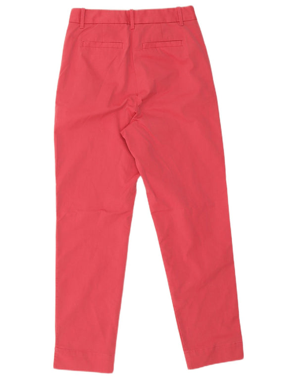 Marks & Spencer Pantalon chino taille haute pour femme UK 8 Small W26 L27 Rose