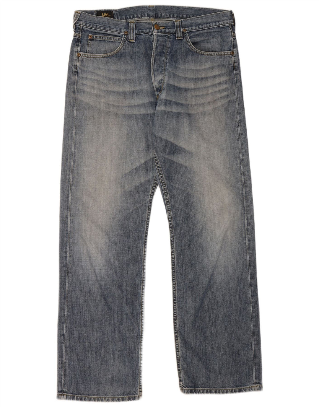 Lee Jean Droit Nash Homme W34 L32 Bleu Coton