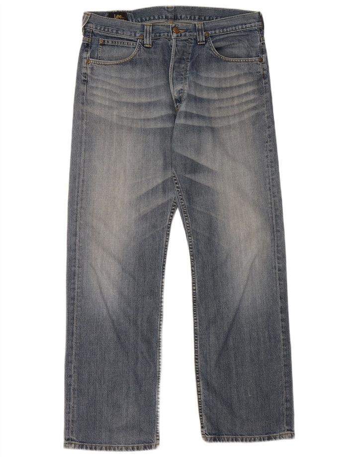Lee Jean Droit Nash Homme W34 L32 Bleu Coton