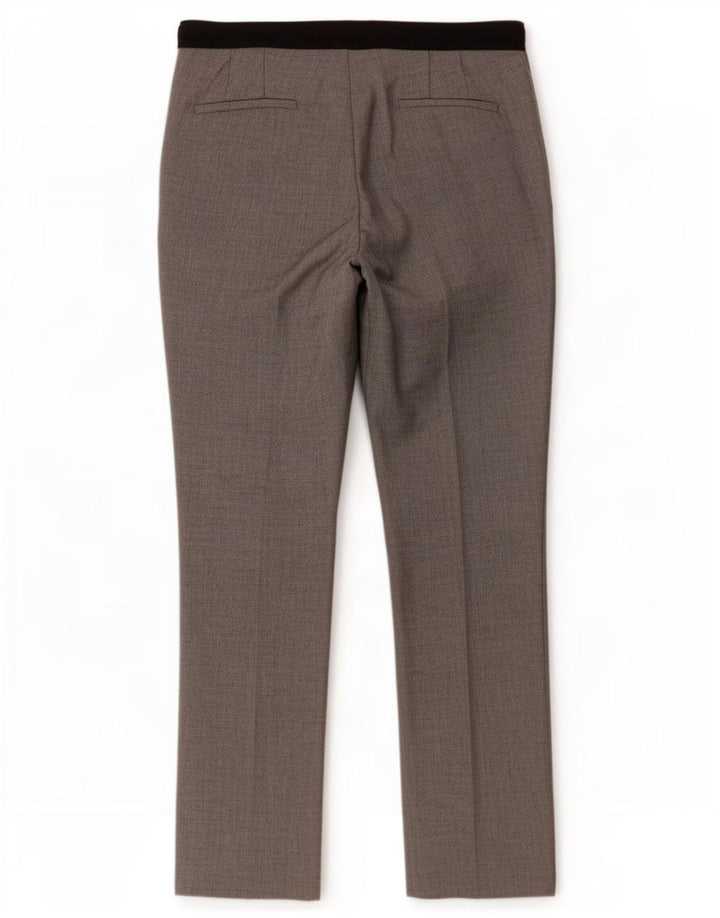 Pantalon Chino Slim Femme Zara Large W30 L27 Gris Colorblock Polyester