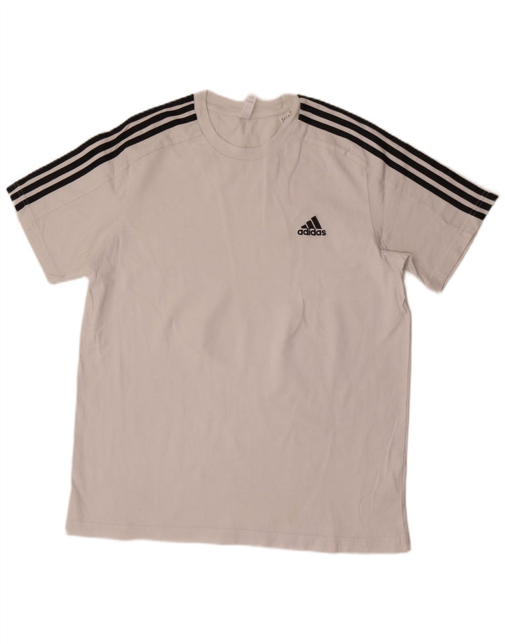Adidas T-Shirt Homme Haut Grand Coton Blanc