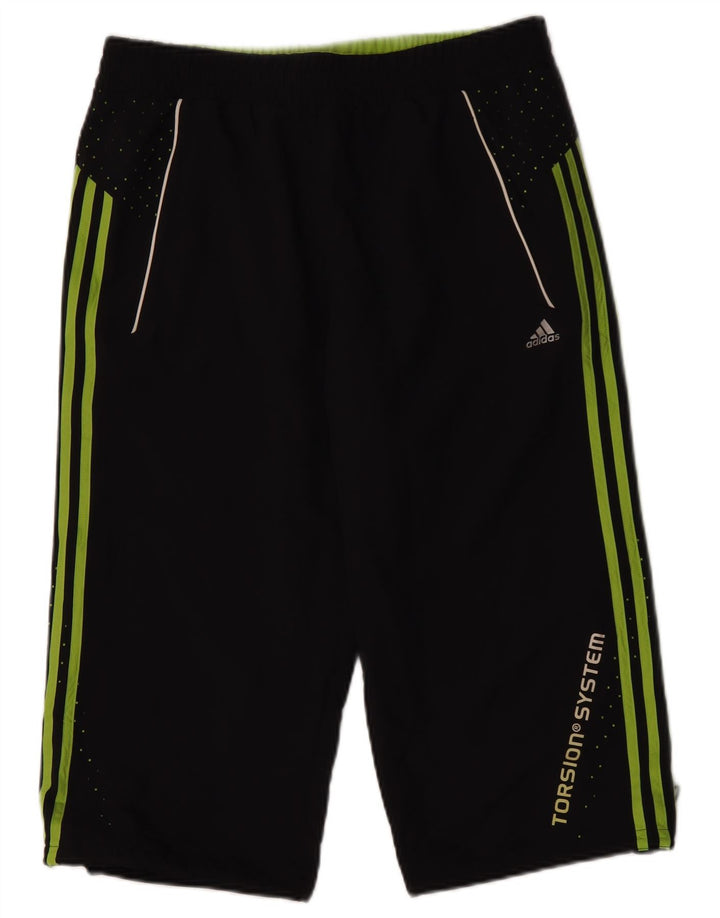 Adidas Short de sport Bermuda graphique homme noir moyen polyester