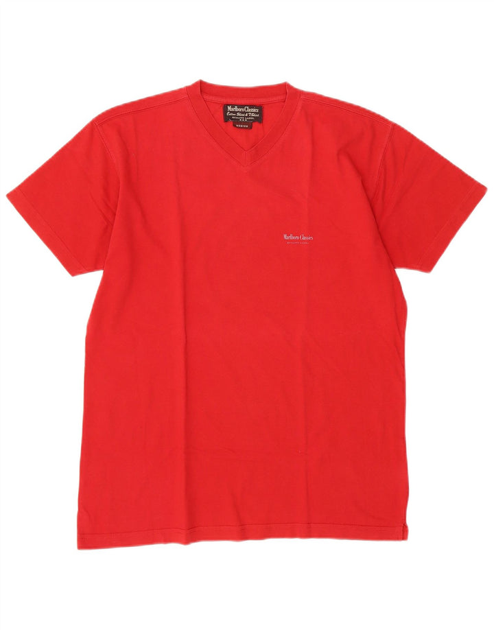 MARLBORO CLASSICS T-Shirt Homme Rouge Moyen Coton