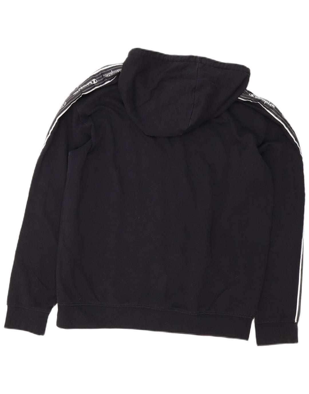 Champion Pull à Capuche Graphique Homme Noir Moyen