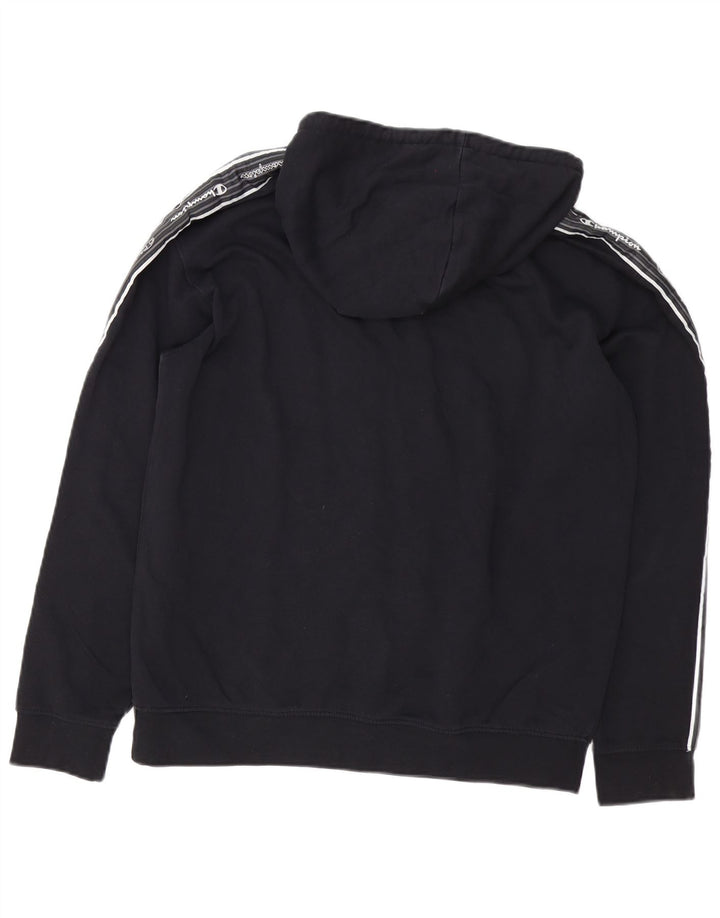 Champion Pull à Capuche Graphique Homme Noir Moyen