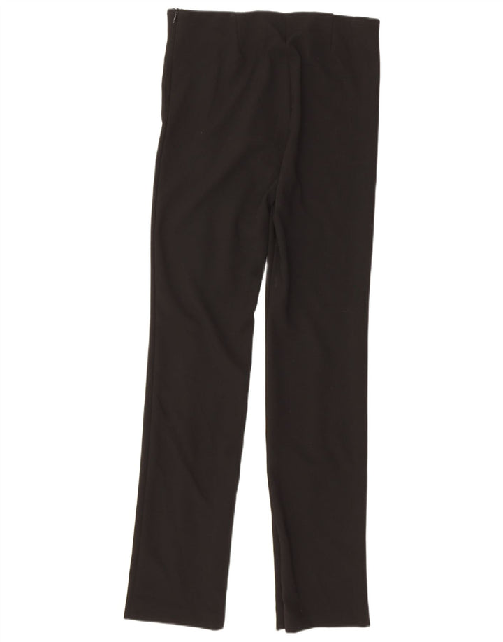 ZARA Womens Slim Suit Trousers Medium W32 L32 Black Polyester