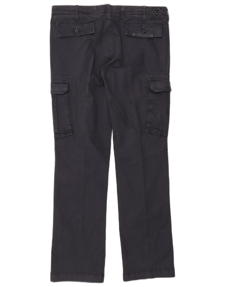 Murphy & Nye Pantalon cargo droit Sailmakers pour homme W34 L32 Bleu marine