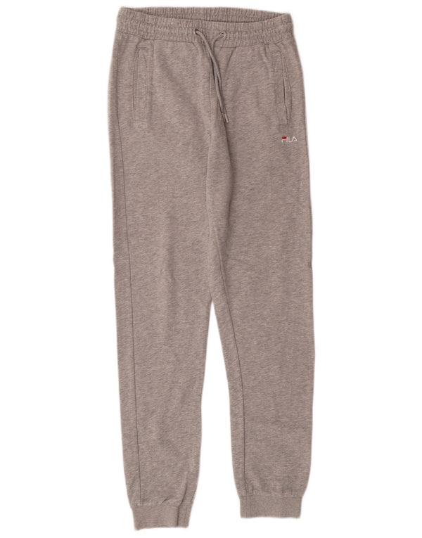 FILA Pantalon de survêtement pour homme en coton gris Small