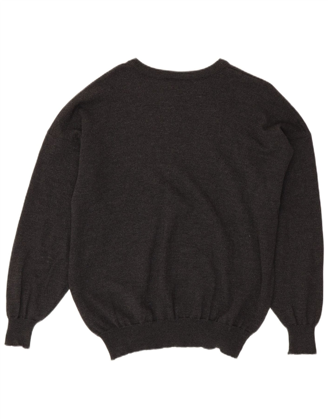 LACOSTE Homme Col Bateau Pull Pull Taille 8 3XL Gris Laine