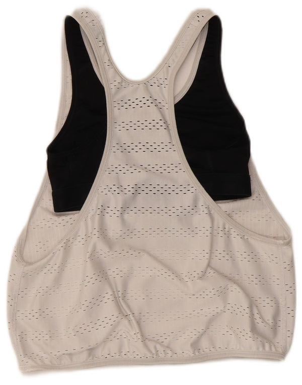 Nike Womens Dri Fit Débardeur UK 6 XS Blanc
