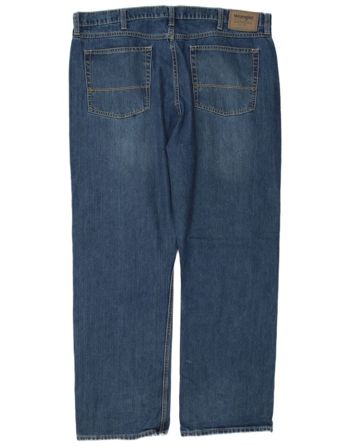 Wrangler Jean droit homme W38 L32 bleu coton