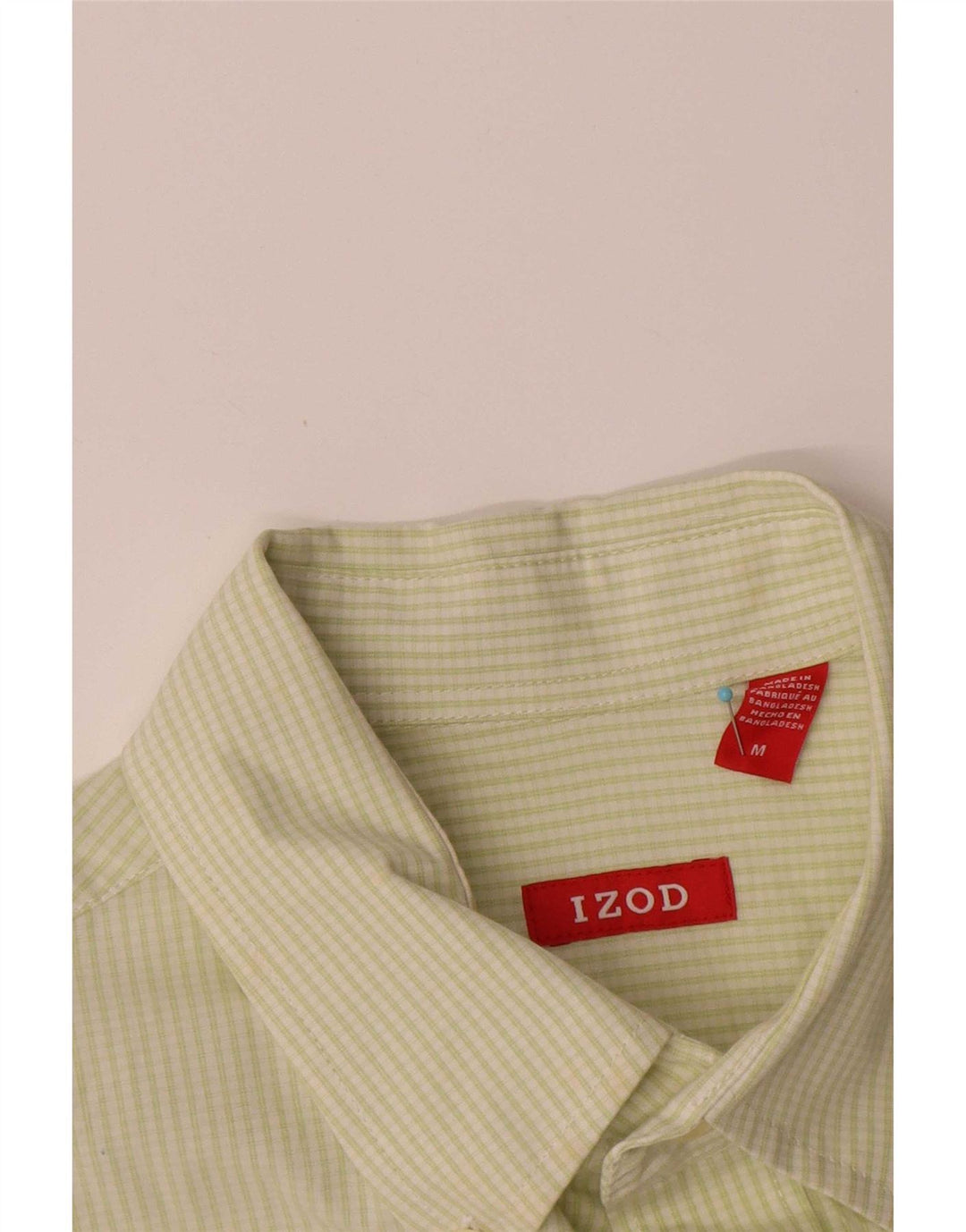 Izod Chemise Homme Vert Moyen Carreaux Coton
