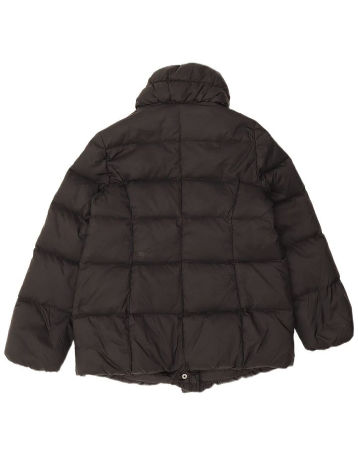 Benetton Veste matelassée surdimensionnée pour femme UK 6 XS Noir Polyamide