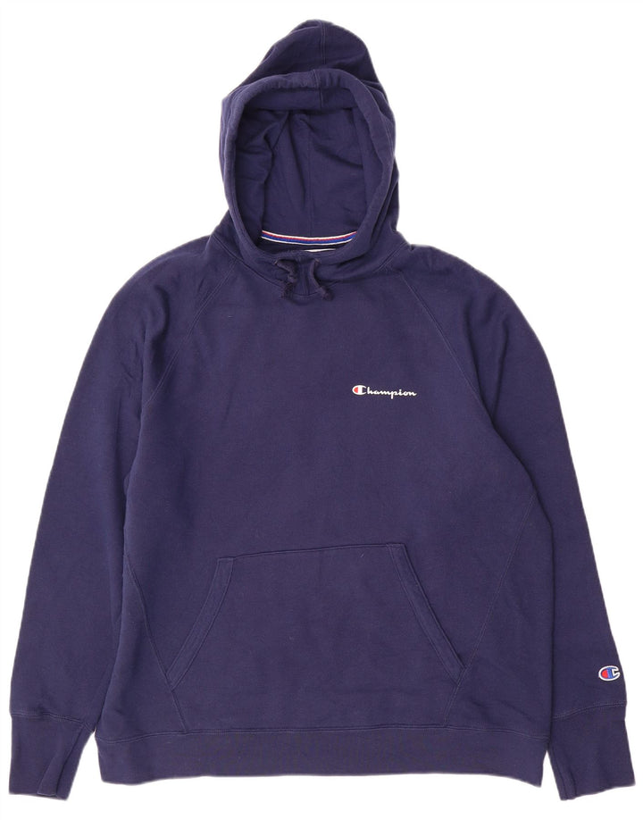 CHAMPION Pull à capuche pour femme UK 18 XL Bleu marine Polyester