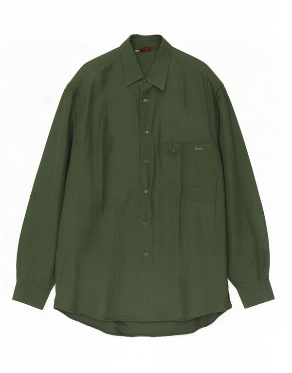 Ellesse Chemise Homme Large Vert