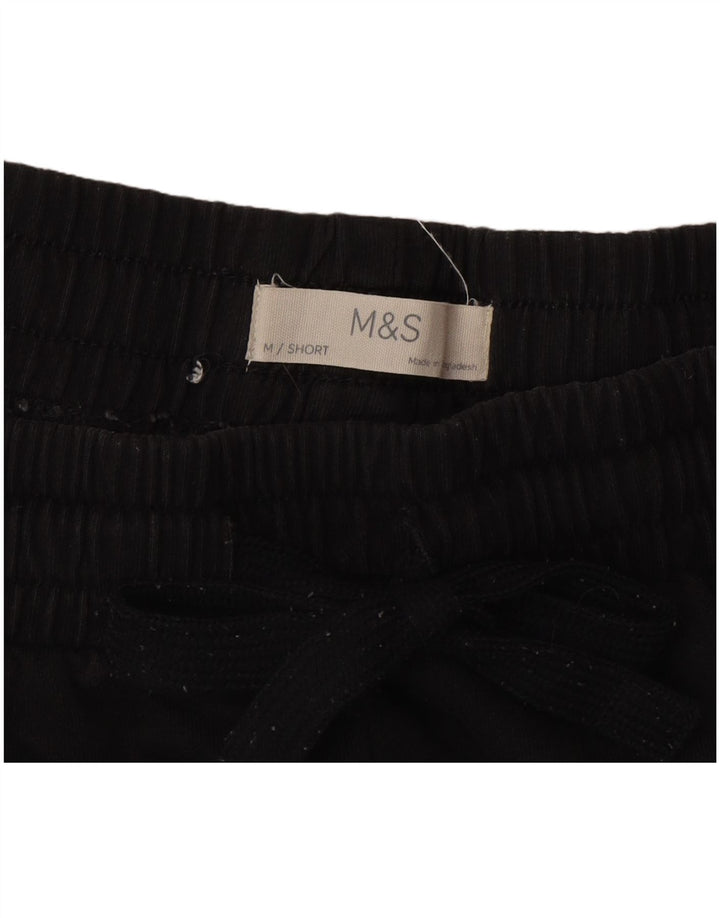 Marks & Spencer Pantalon de Survêtement Homme Noir Moyen Coton
