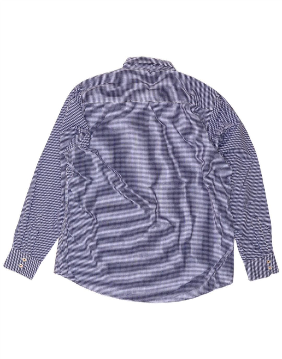 Pierre Cardin Chemise coupe régulière pour homme 2XL Bleu Vichy Polyester