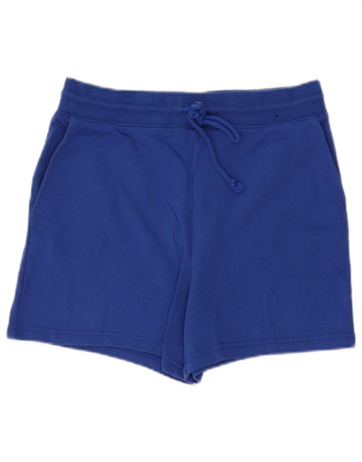 Marks & Spencer Short de sport pour femme UK 12 Bleu moyen Coton