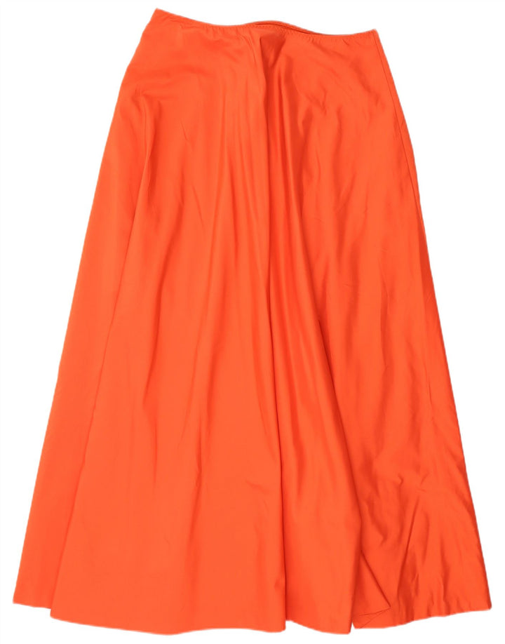 ICEBERG Jupe longue pour femme IT 42 Medium W28 Orange Polyester
