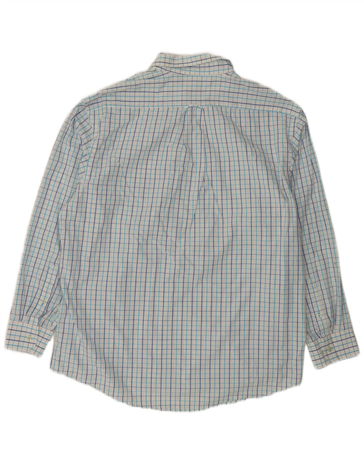 Izod Chemise à Carreaux Homme XL Blanc Carreaux Coton