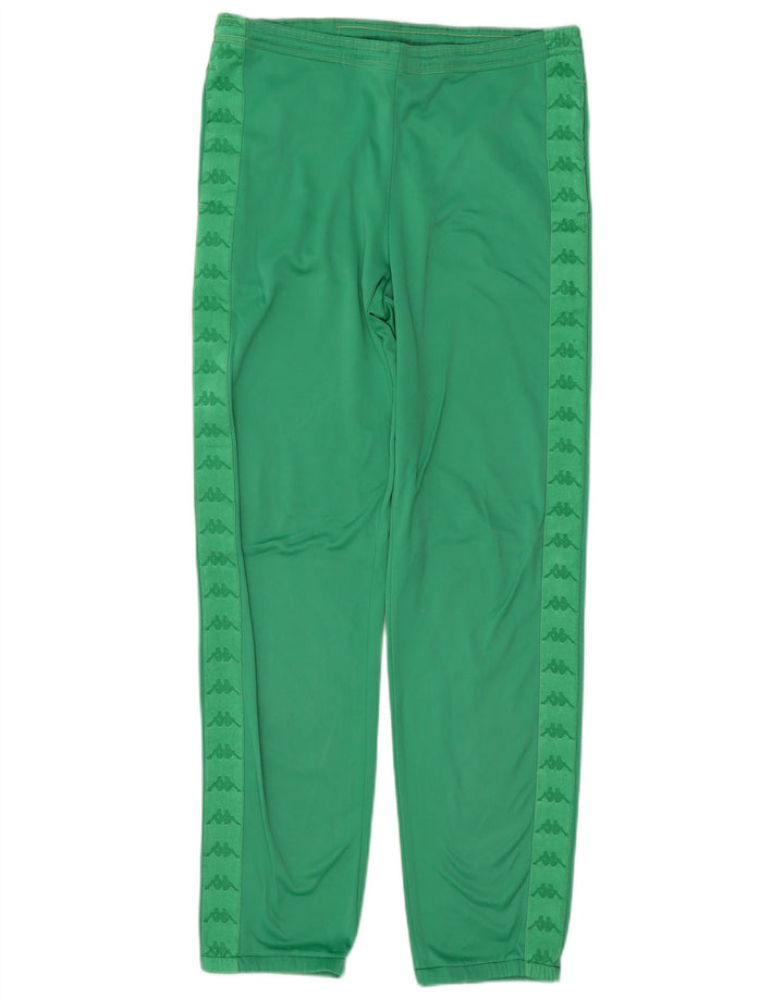 Kappa Pantalon de Survêtement Graphique Homme IT 46 Petit Vert Polyester