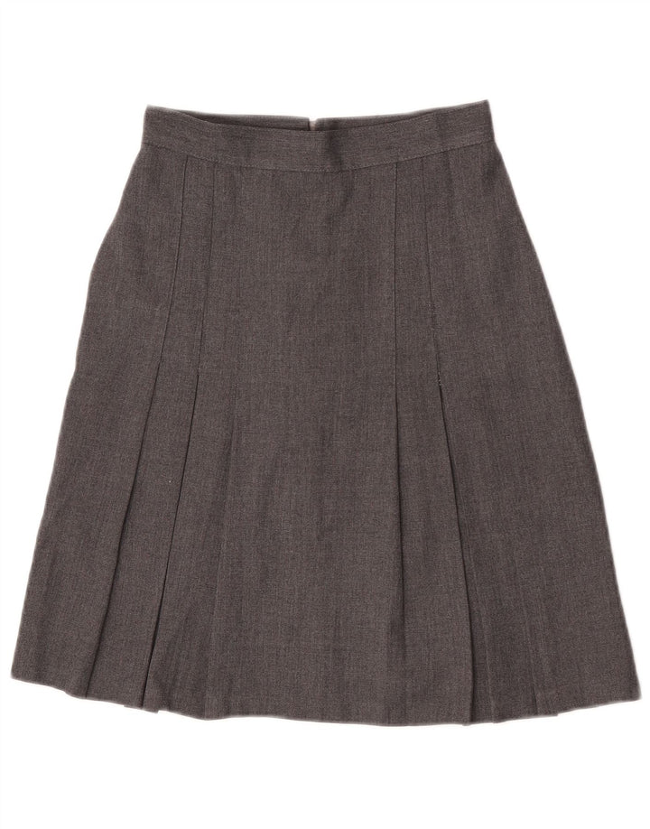 Marks & Spencer Jupe trapèze fille 11-12 ans W23 Gris Polyester