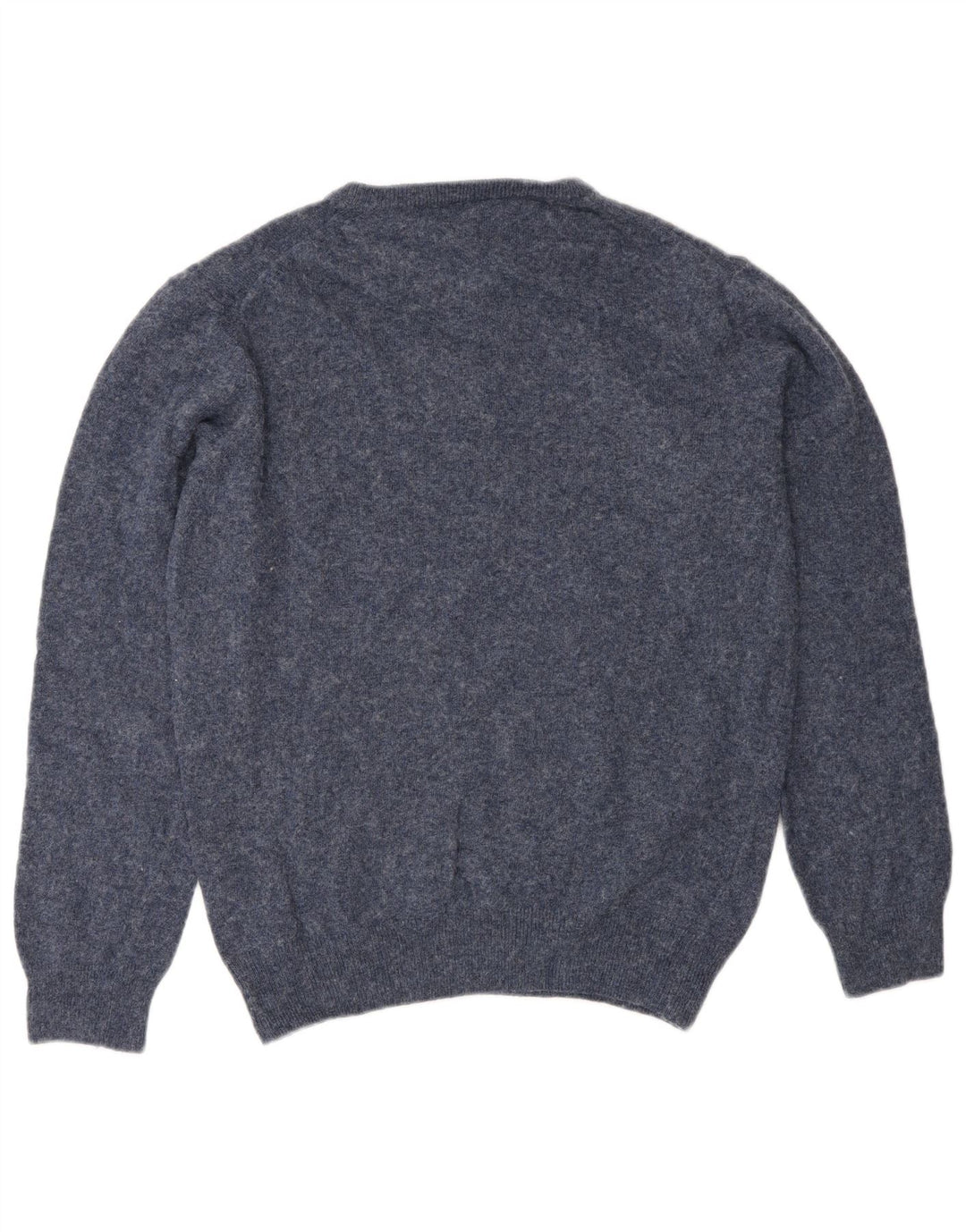 Murphy & Nye Pull à col rond pour homme en laine mouchetée bleu marine moyen
