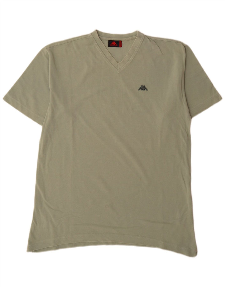 Kappa T-Shirt Homme Haut Large Vert Coton