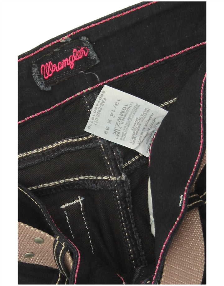 Wrangler Jean Bootcut Femme W32 L31 Bleu Marine Coton
