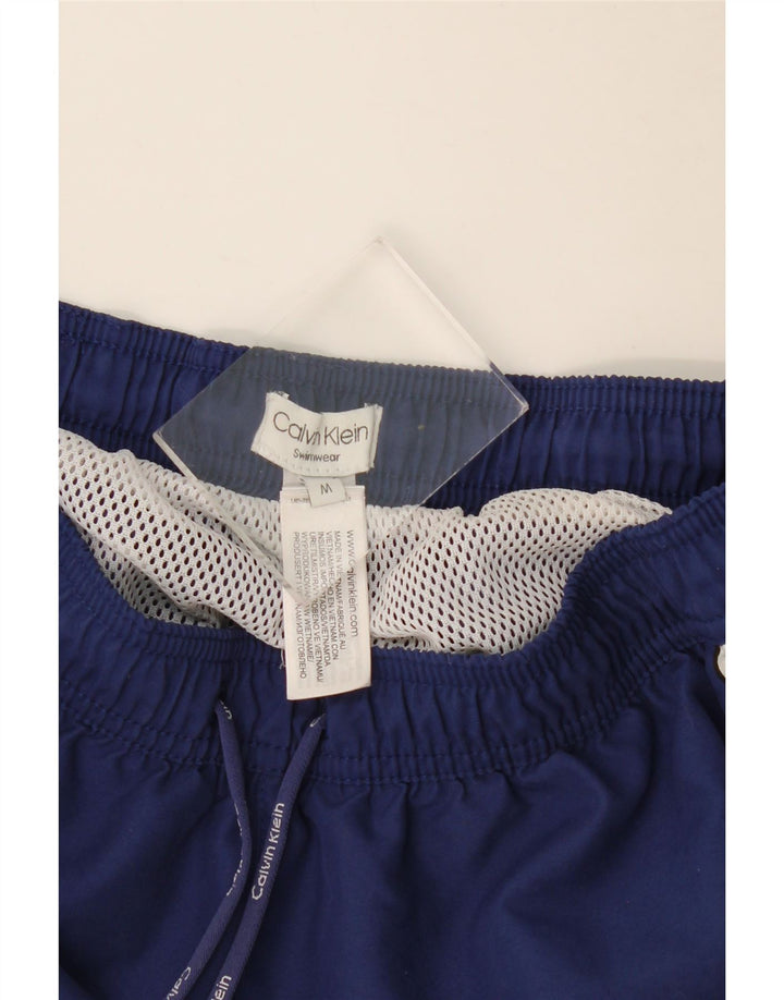 Calvin Klein Short de Bain Graphique Homme Bleu Marine Moyen Colourblock