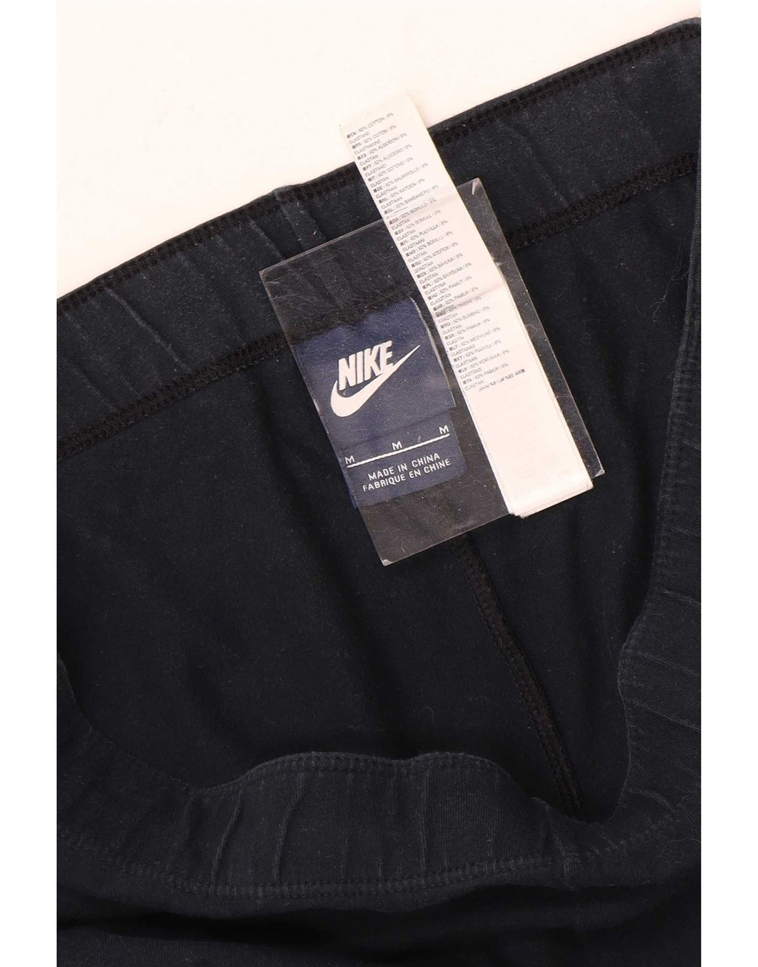 Nike Leggings graphiques pour femmes UK 14 coton noir moyen