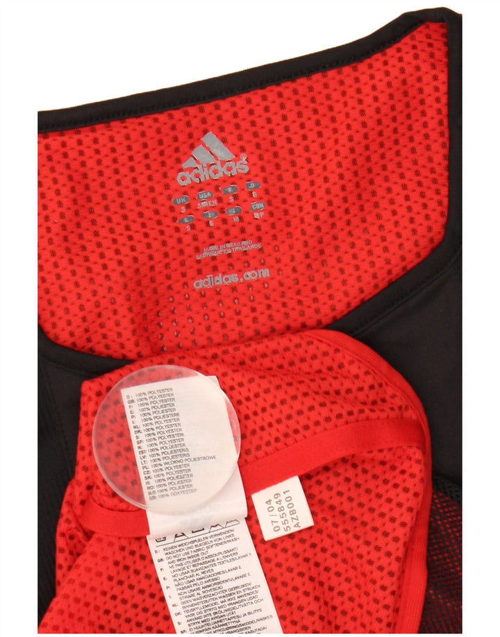 Adidas Hommes Climacool Graphic Débardeur Petit Noir Colorblock Polyester
